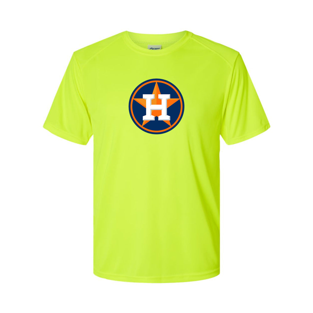 Houston Astros Polyester T-Shirt - Safety Green