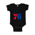 Philadelphia 76ers Baby Romper Onesie - Black