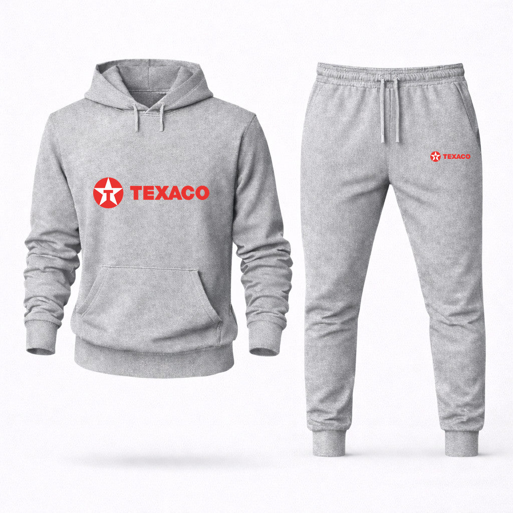 Texaco Hoodie and Joggers Set - Grey