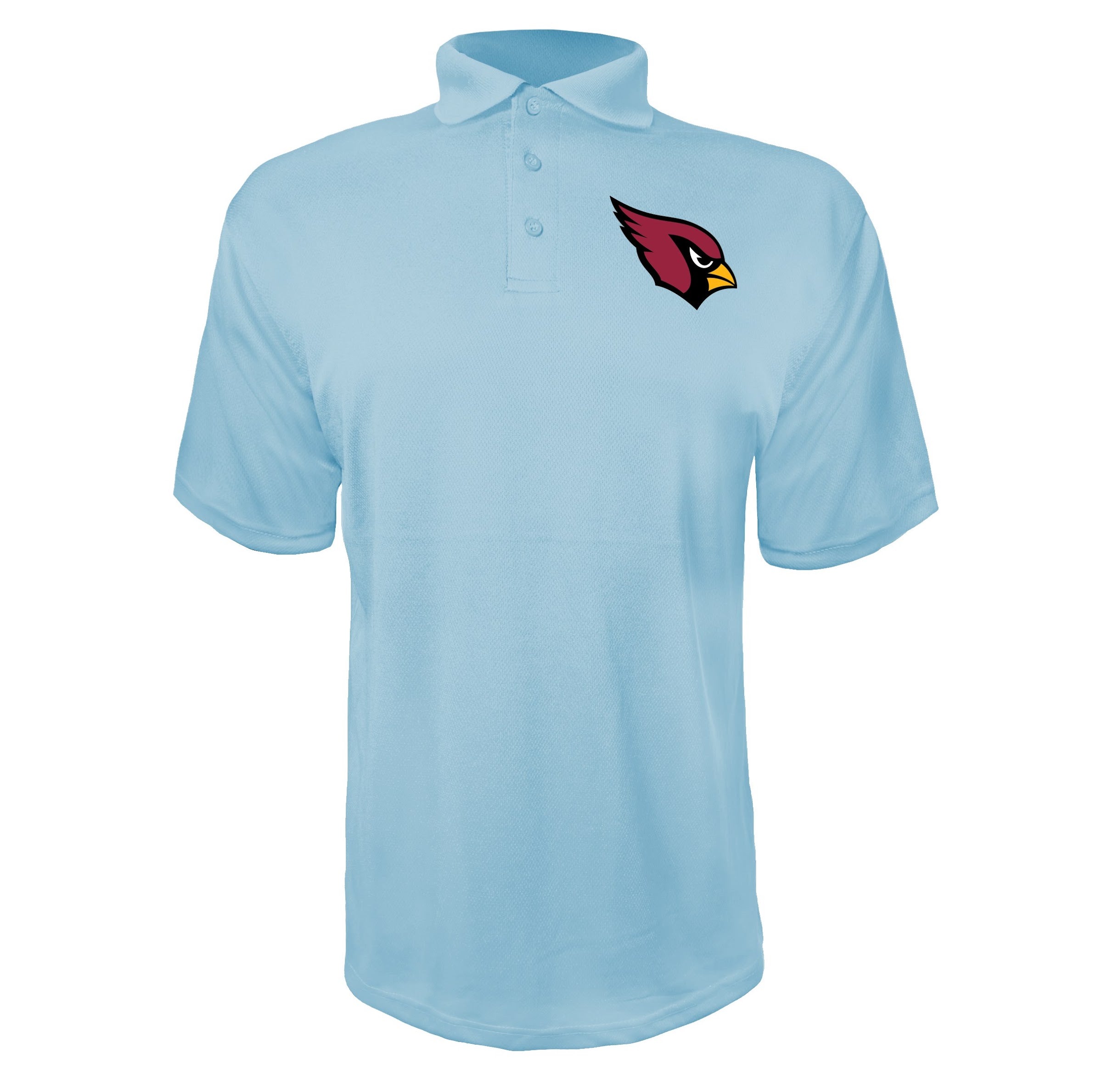 Arizona Cardinals Sky Blue polyester polo