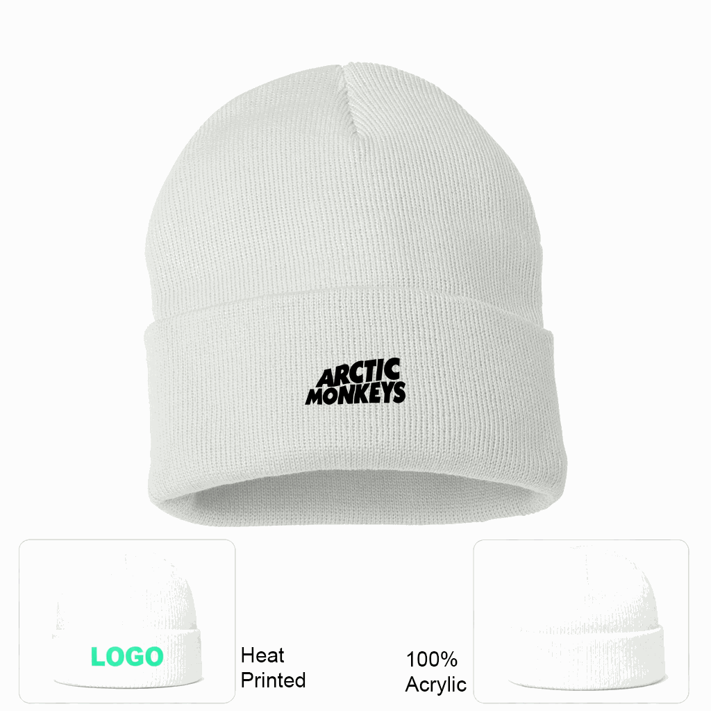 Arctic Monkeys Beanie Hat - White