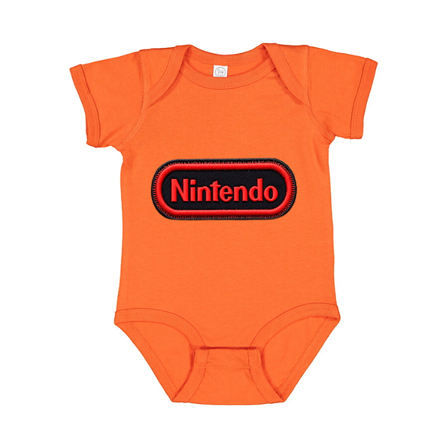 Nintendo Baby Romper Onesie - Orange