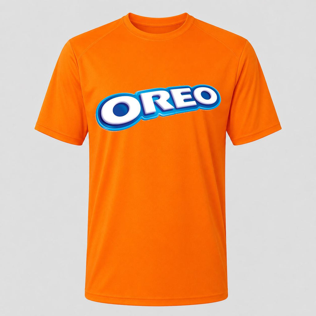 Men's Oreo Performance T-Shirt - Orange