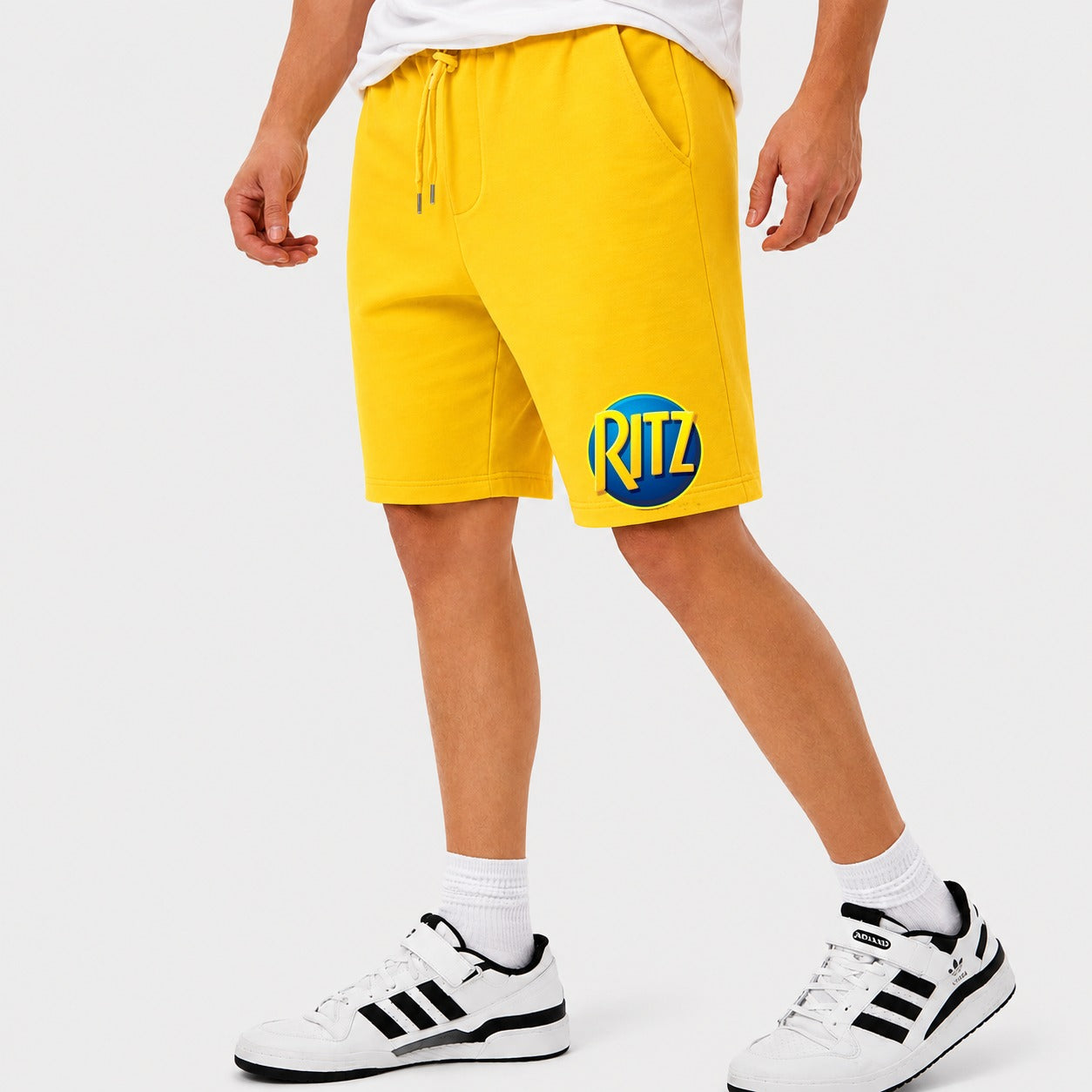 Men's Ritz Cotton Shorts - Yellow