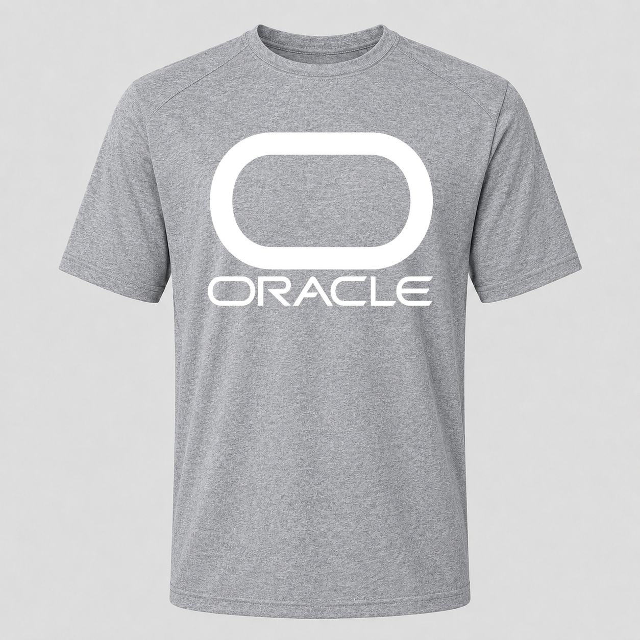 Men's Oracle White Performance T-Shirt - Gray