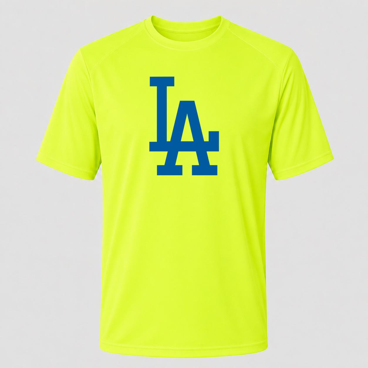Men's Los Angeles Dodgers Performance T-Shirt - Safety Green