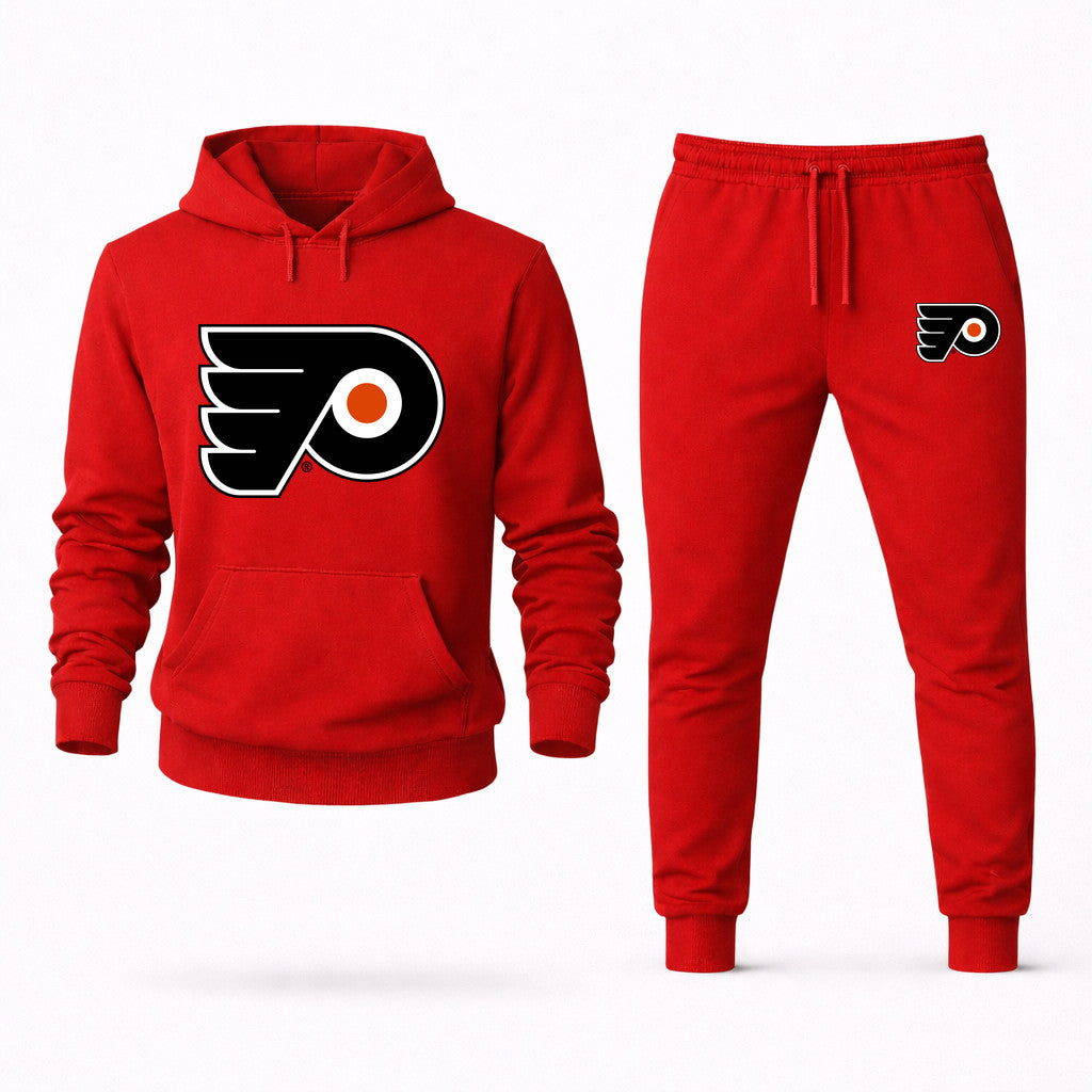 Philadelphia Flyers Hoodie and Joggers Set - Red