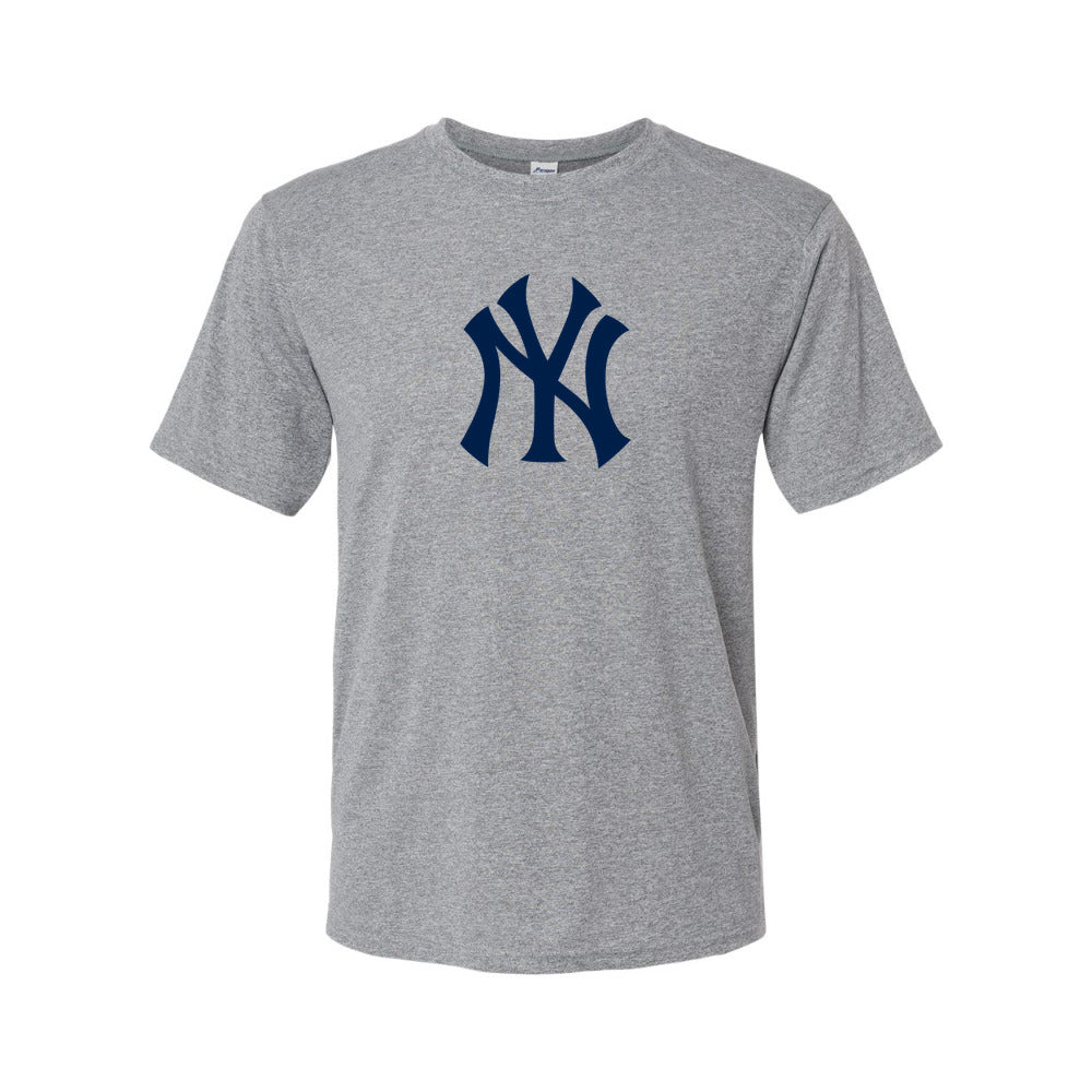 New York Yankees Polyester T-Shirt - Gray