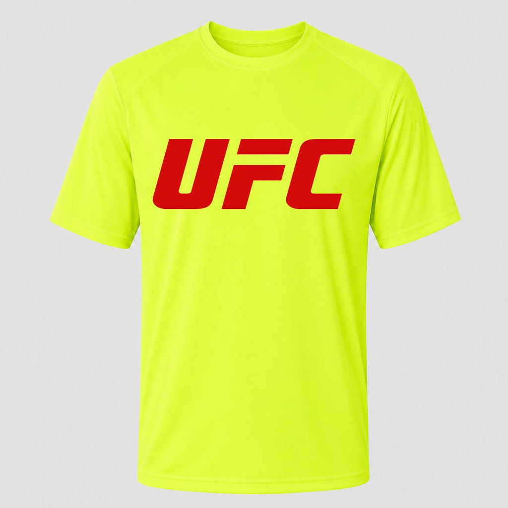 Men's UFC Performance T-Shirt - Safety Green