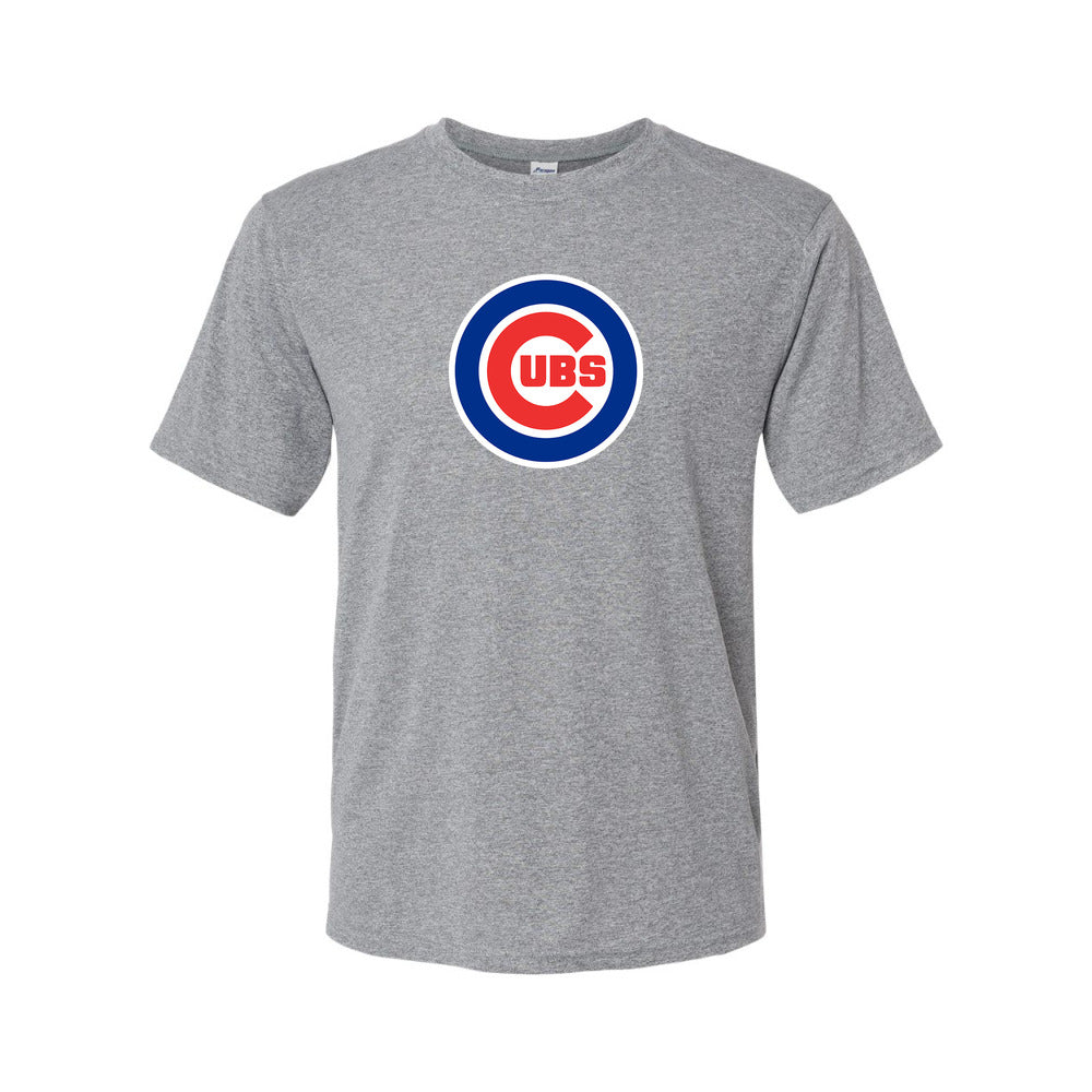 Chicago Cubs Polyester T-Shirt - Gray