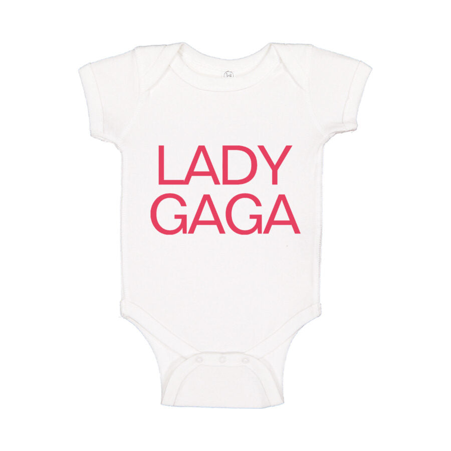 Lady Gaga Baby Romper Onesie - White