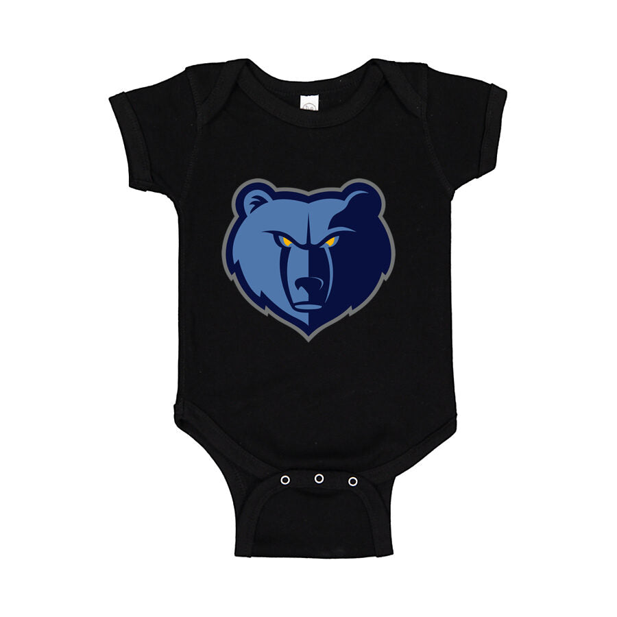 Memphis Grizzlies Baby Romper Onesie - Black