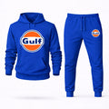 Gulf Oil Hoodie and Joggers Set - Blue