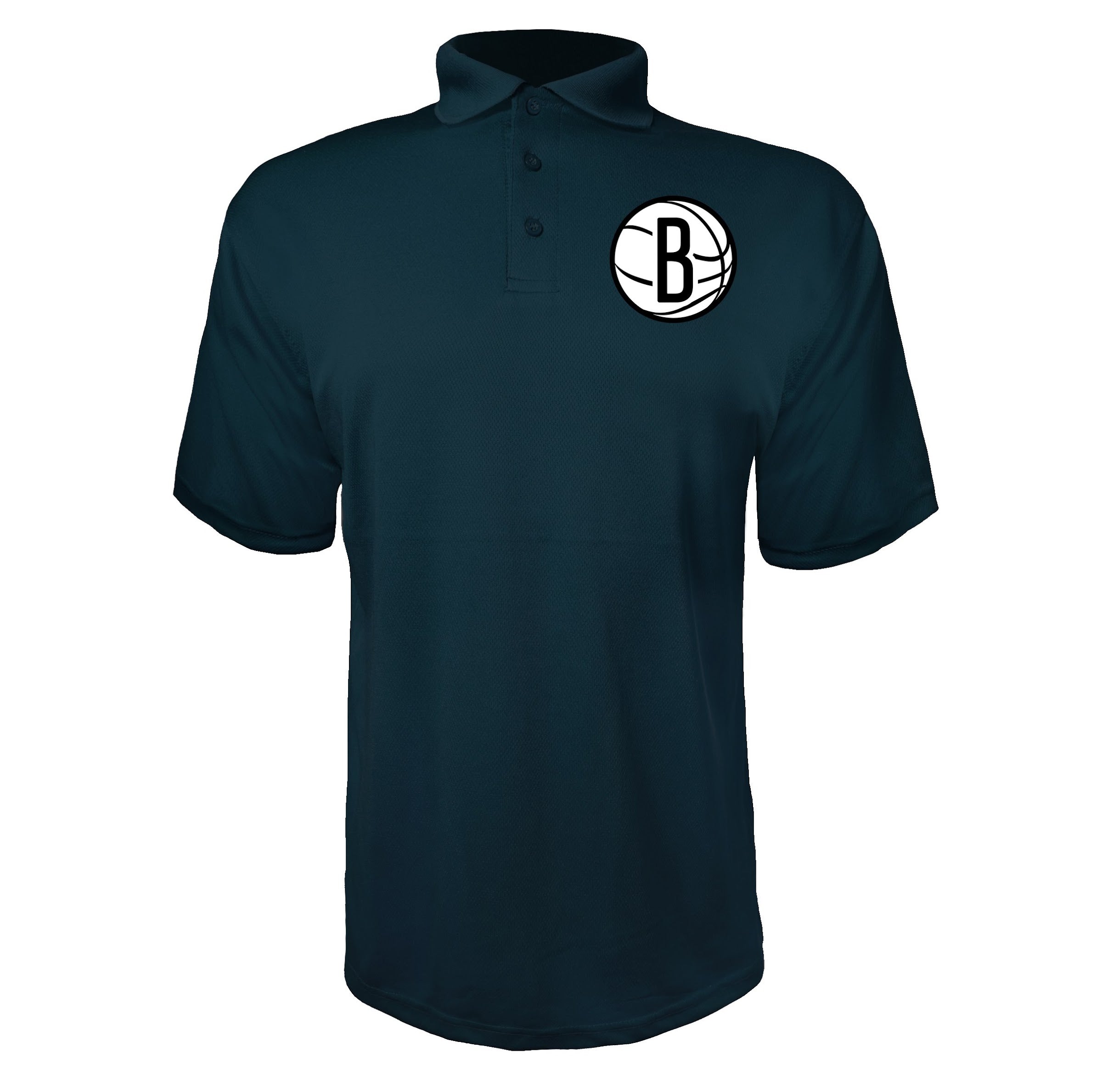 Brooklyn Nets Navy polyester polo