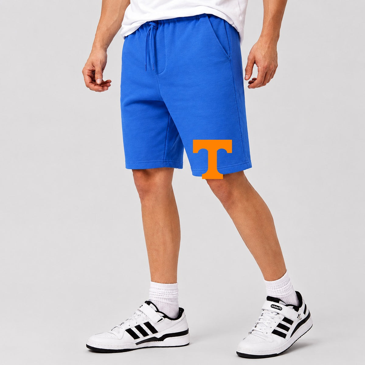 Men's Tennessee Volunteers Logo Cotton Shorts - Azure