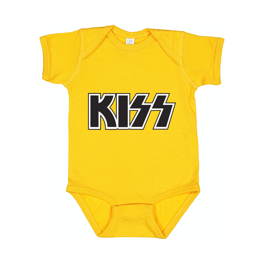KISS Baby Romper Onesie - Yellow