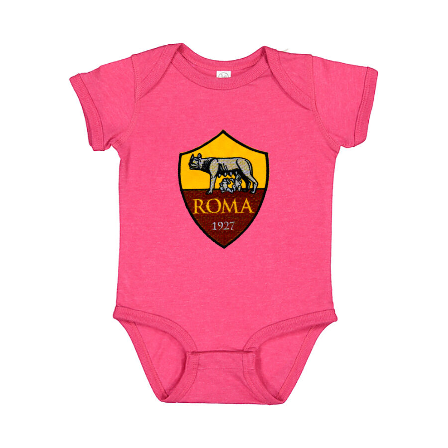 AS Roma FC Baby Romper Onesie - Pink