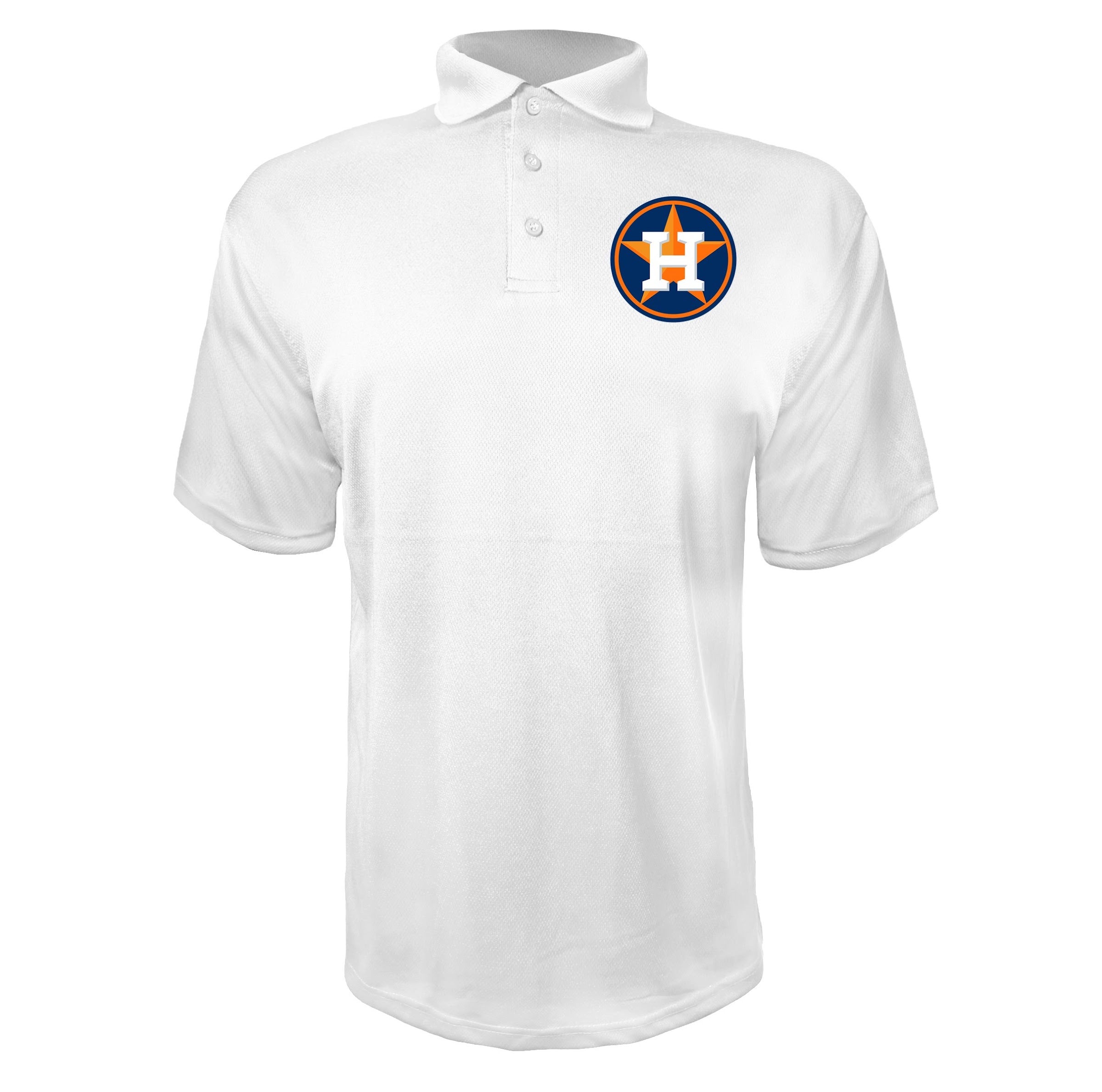 Houston Astros White polyester polo