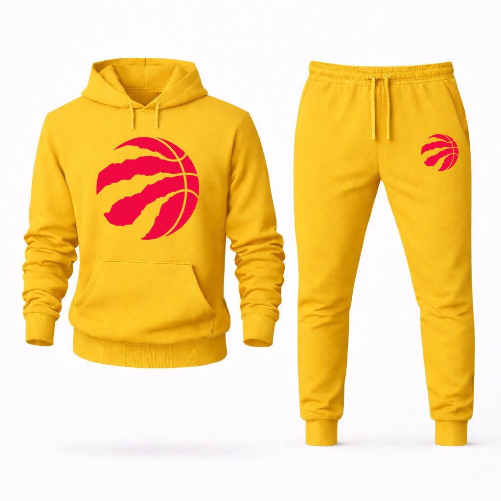 Toronto Raptors Hoodie and Joggers Set - Yellow