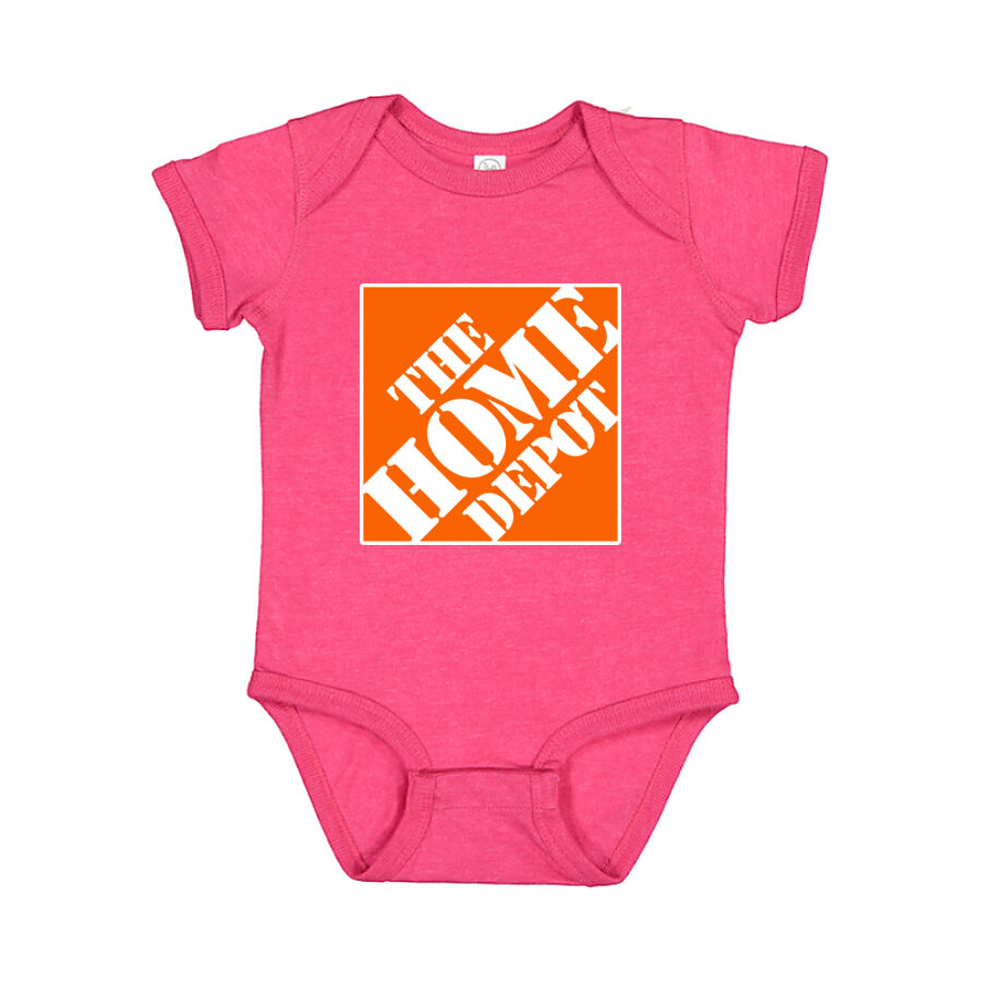 The Home Depot Baby Romper Onesie - Pink