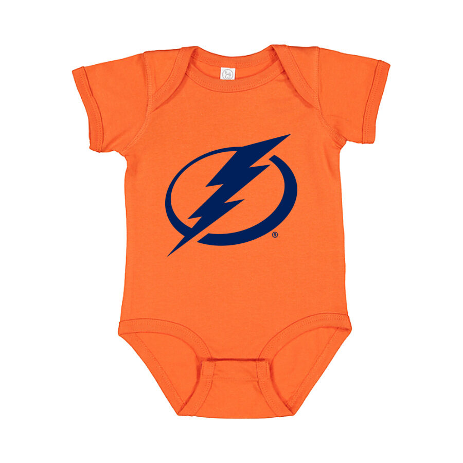 Tampa Bay Lightning Baby Romper Onesie - Orange
