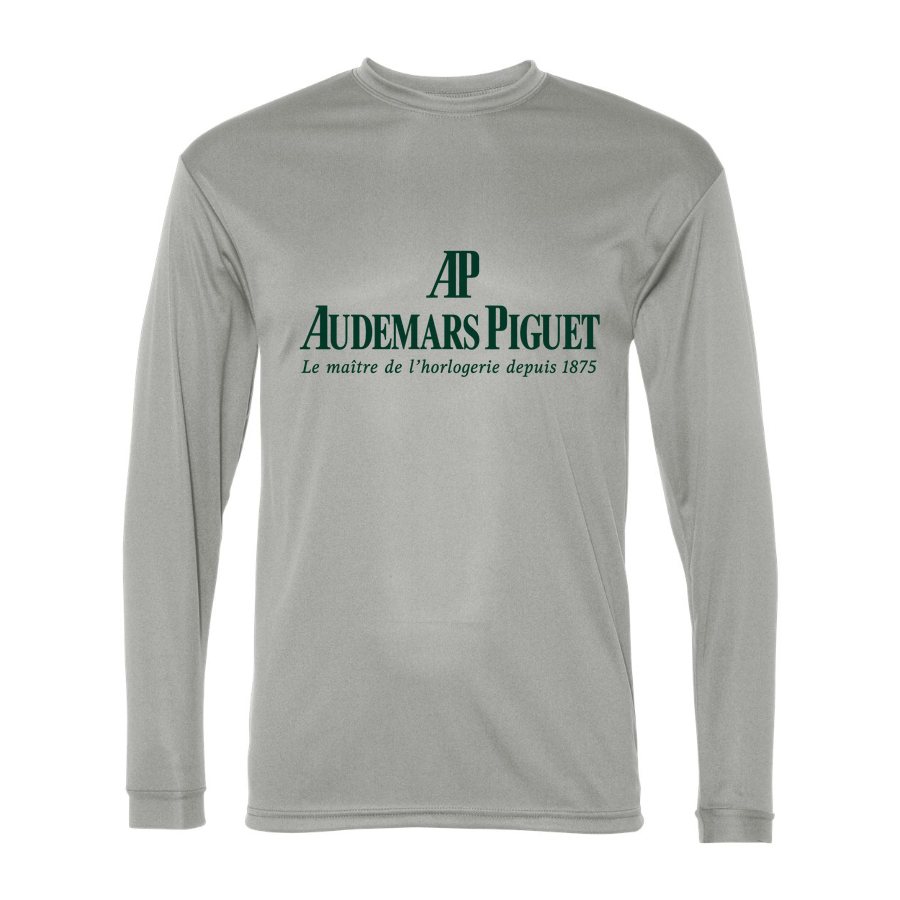 Men's Audemars Piguet Polyester Long Sleeve T-Shirt - Silver