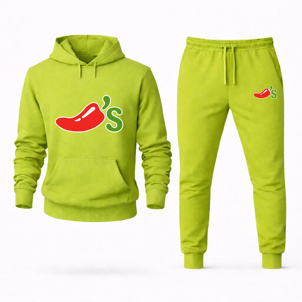 Chili's Hoodie and Joggers Set - Lime Green