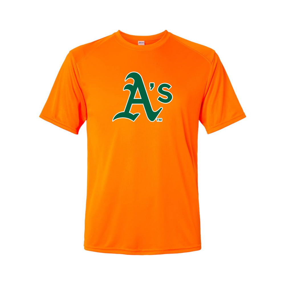 Oakland Athletics Polyester T-Shirt - Orange