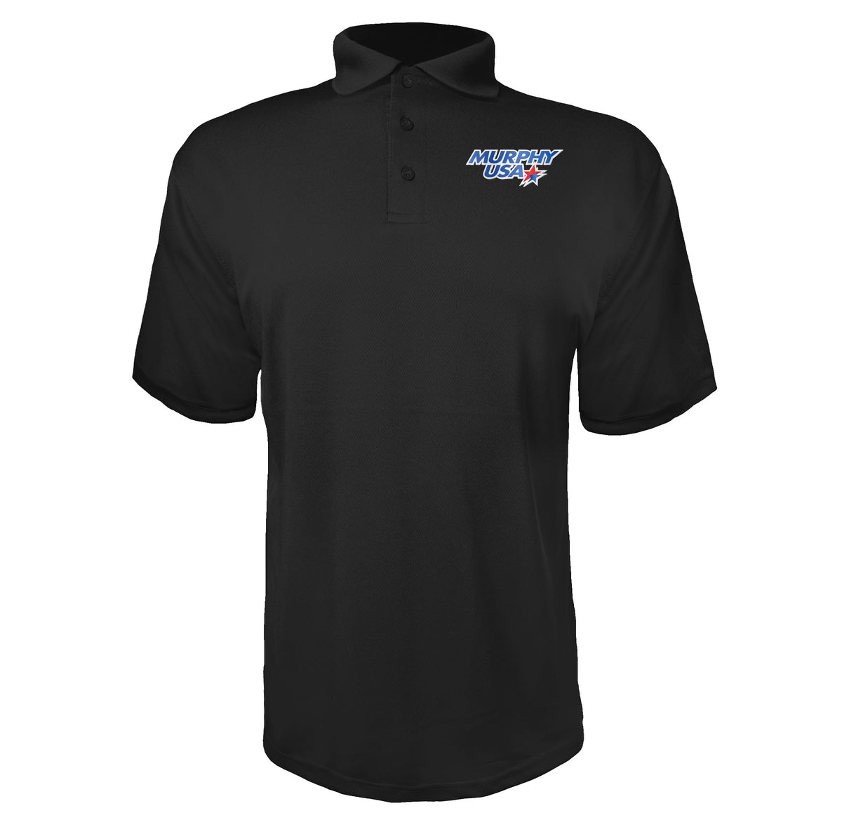 Murphy USA men's polyester polo in Black