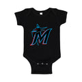 Miami Marlins Baby Romper Onesie - Black