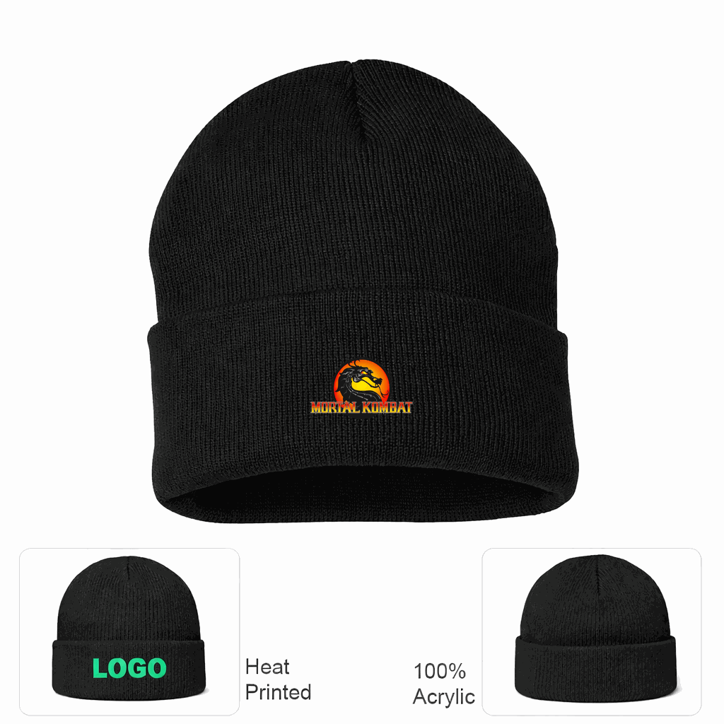 Mortal Kombat Beanie Hat - Black