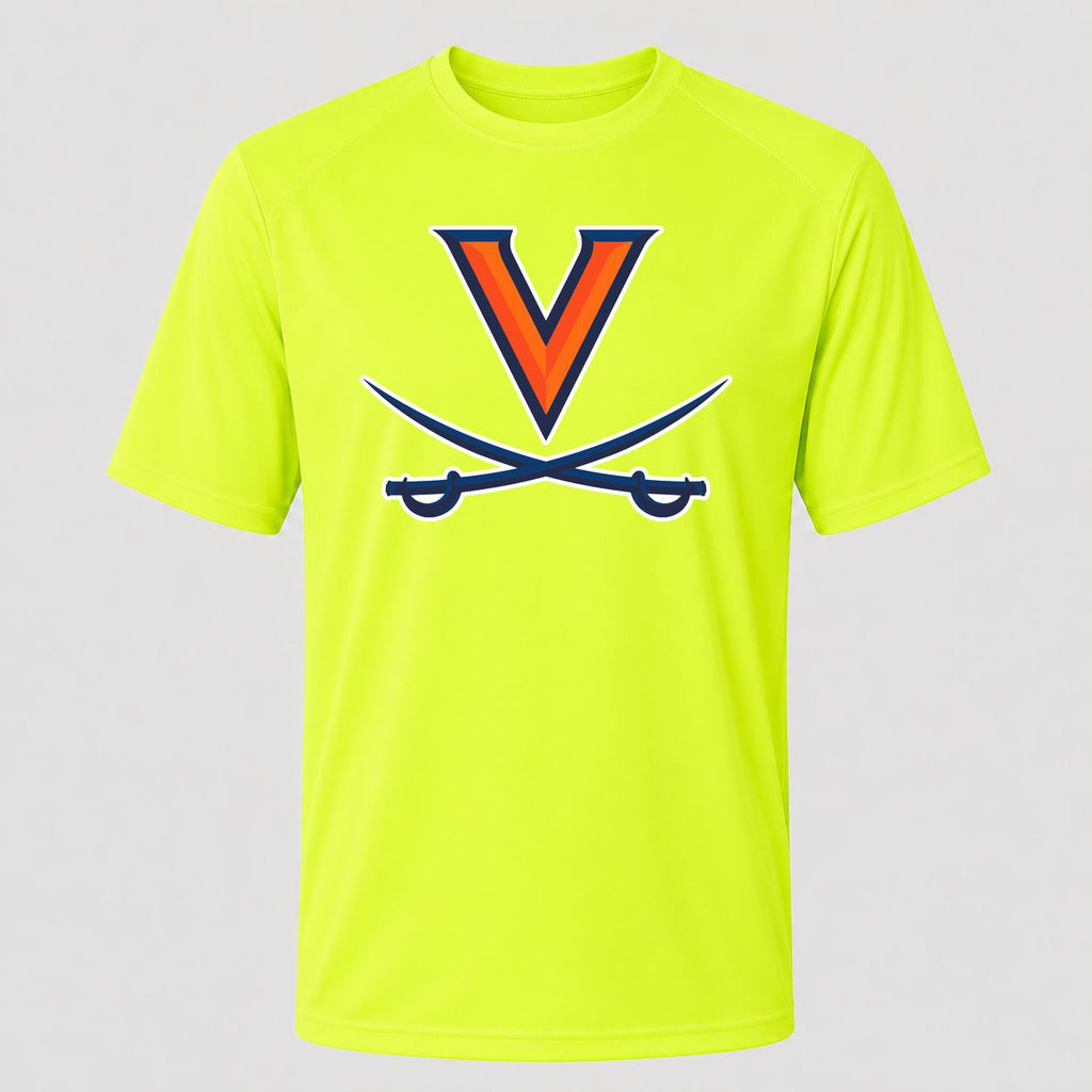 Men's Virginia Cavaliers Performance T-Shirt - Safety Green