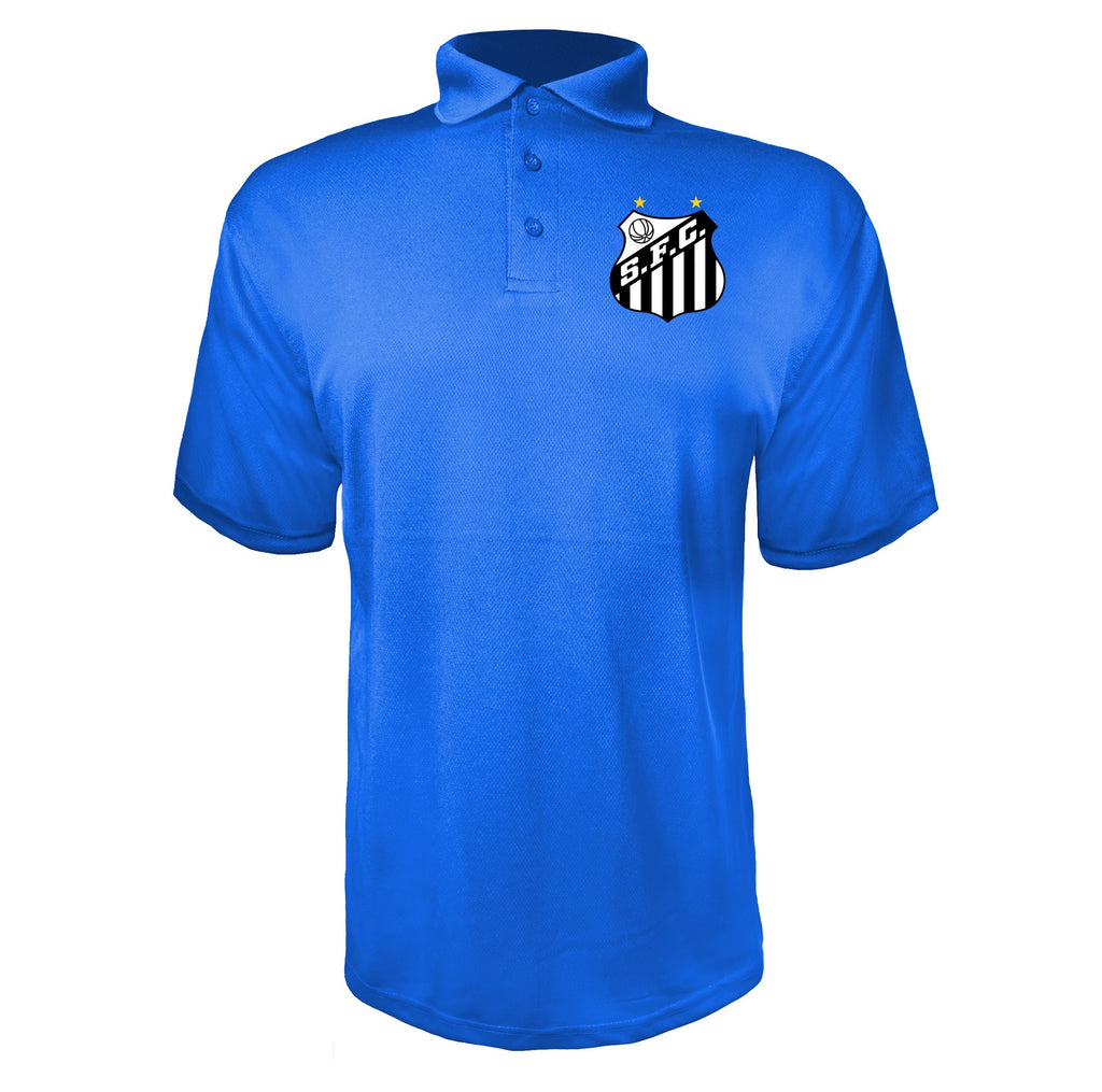 Santos FC Blue polyester polo