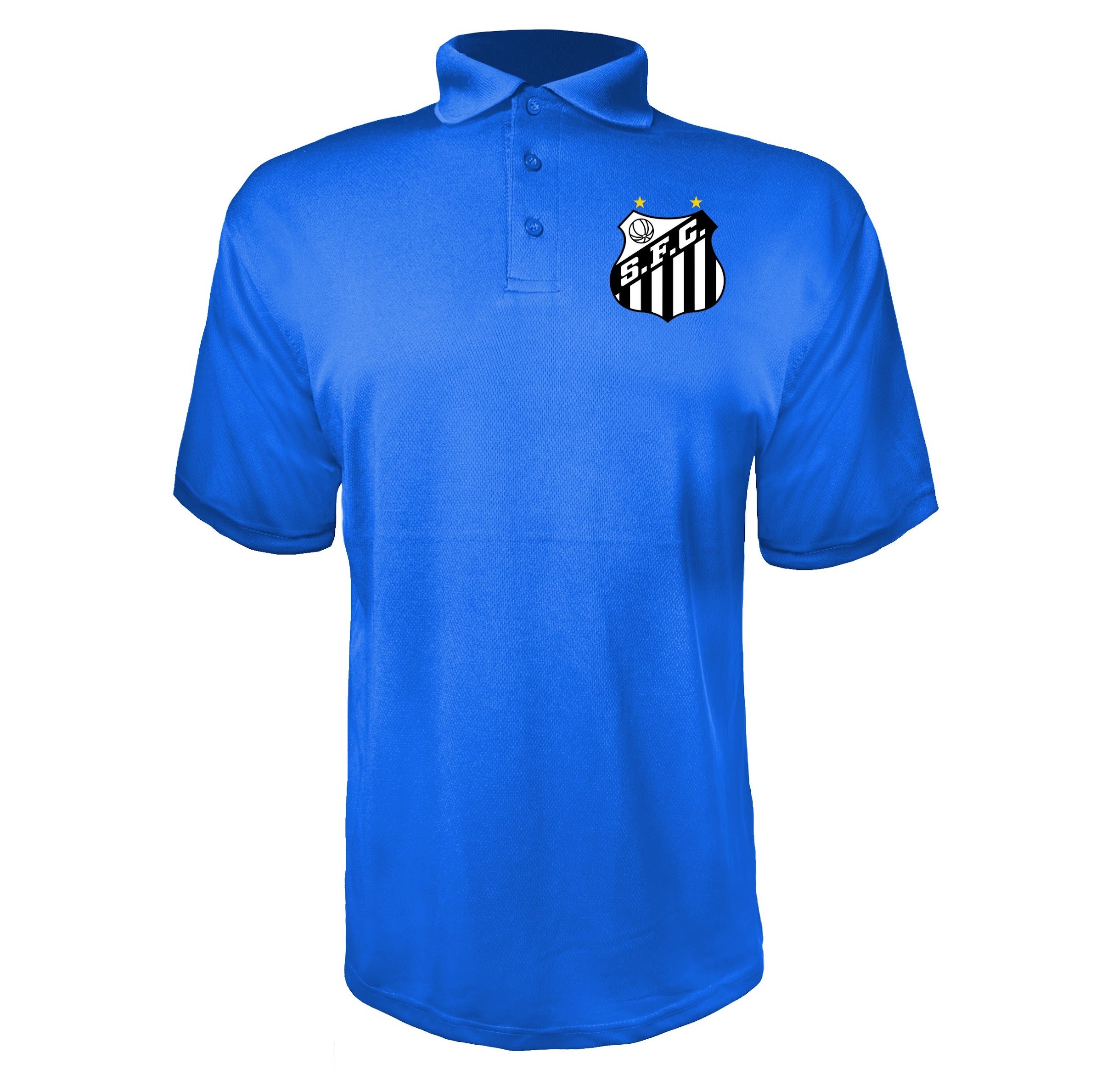 Santos FC Blue polyester polo