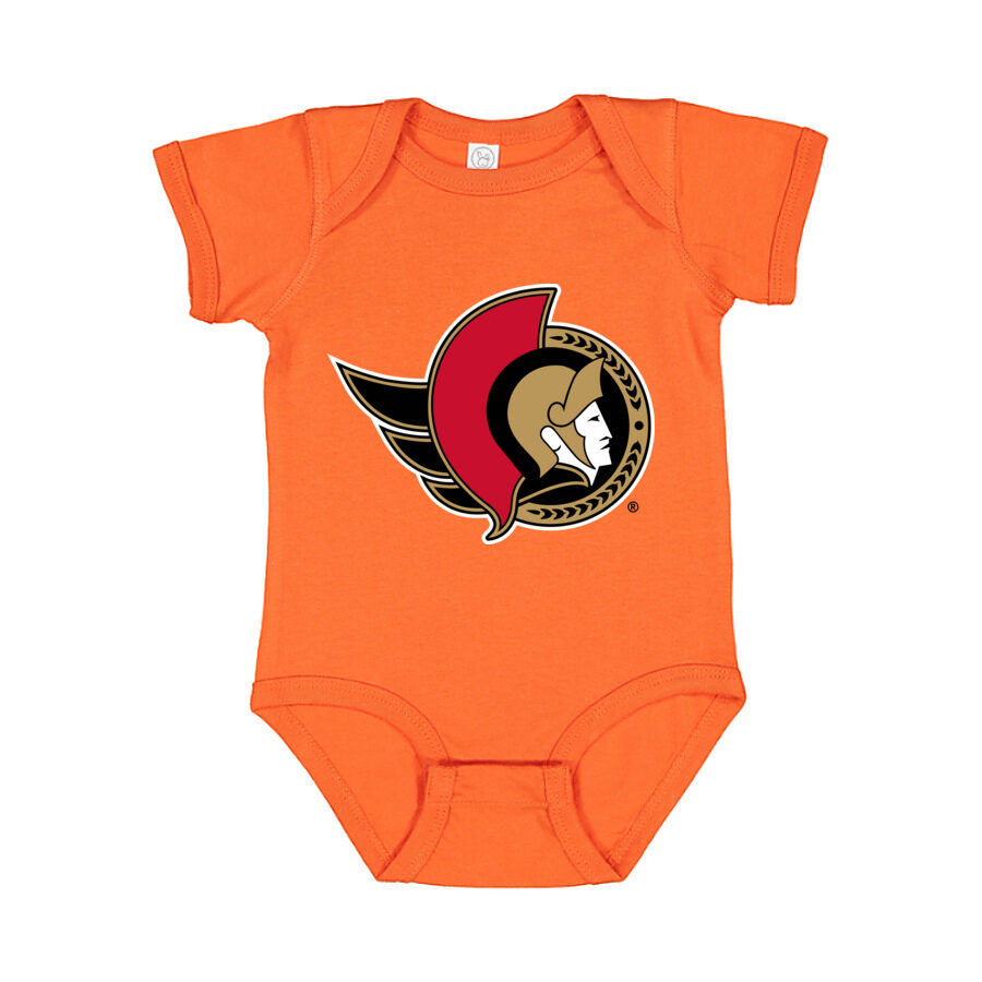 Ottawa Senators Baby Romper Onesie - Orange