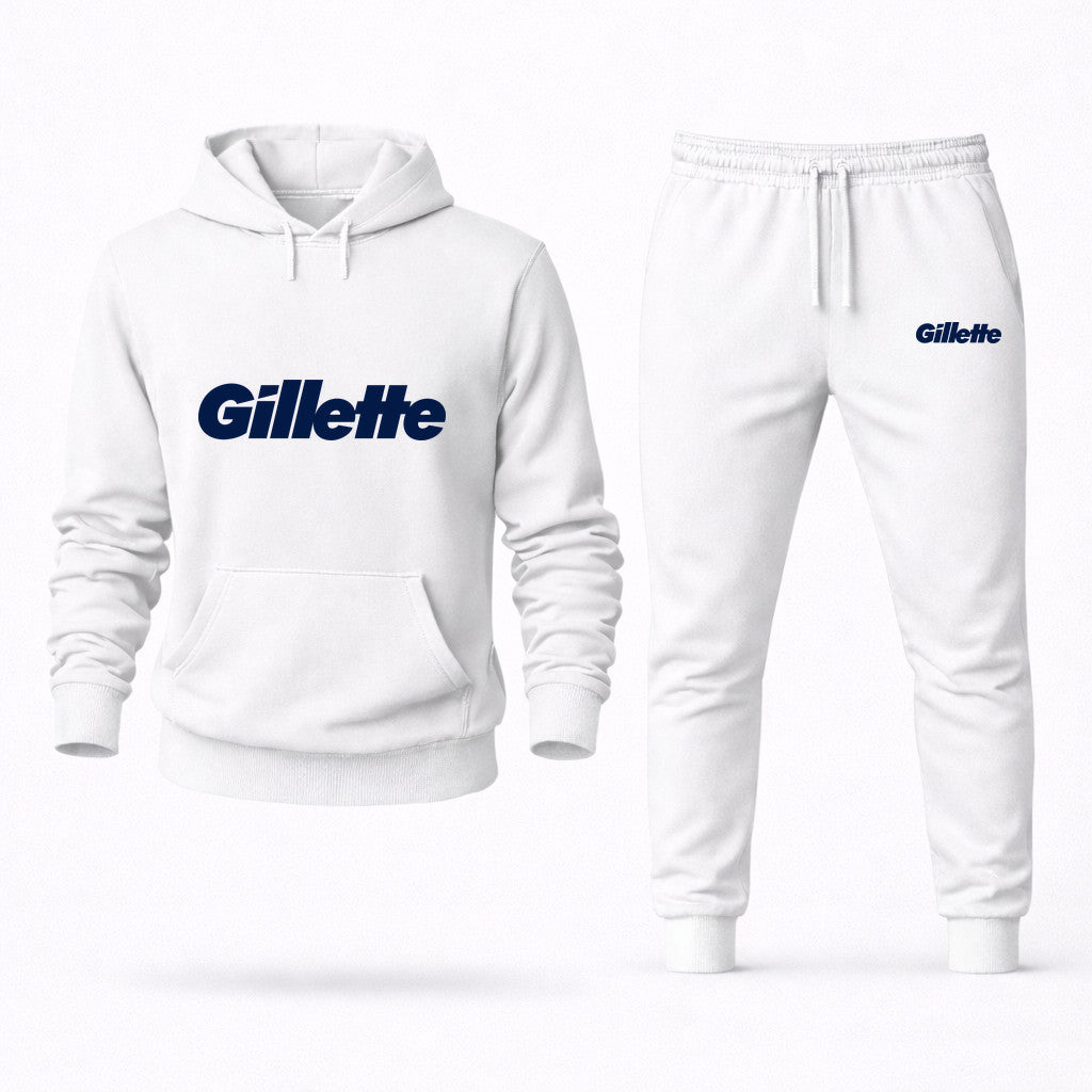Gillette Hoodie and Joggers Set - White