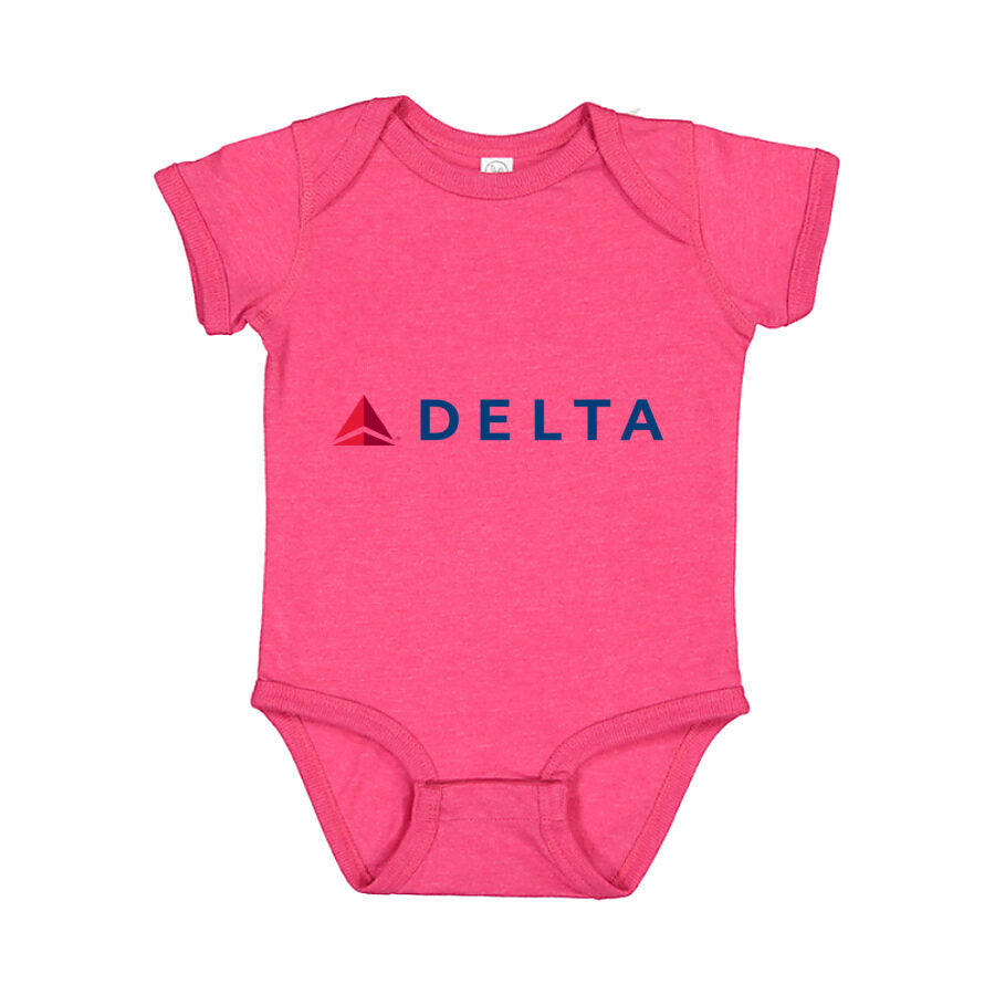 Delta Air Lines Baby Romper Onesie - Pink