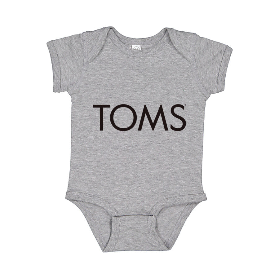 TOMS Baby Romper Onesie - Gray