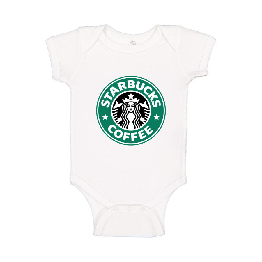 Starbucks Baby Romper Onesie - White