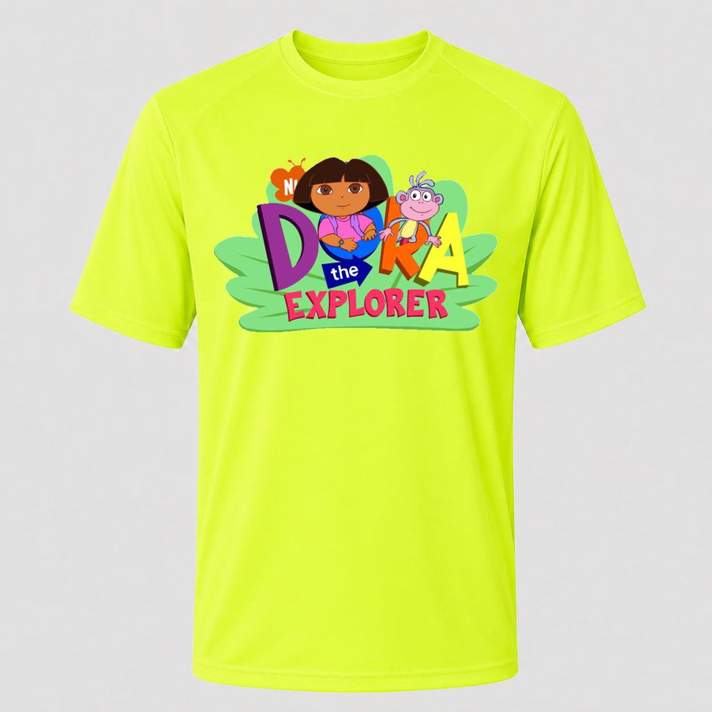 Men's Dora the Explorer Performance T-Shirt - Safety Green