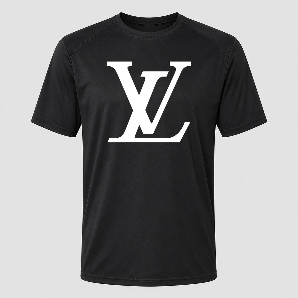 Men's Louis Vuitton White Performance T-Shirt - Black