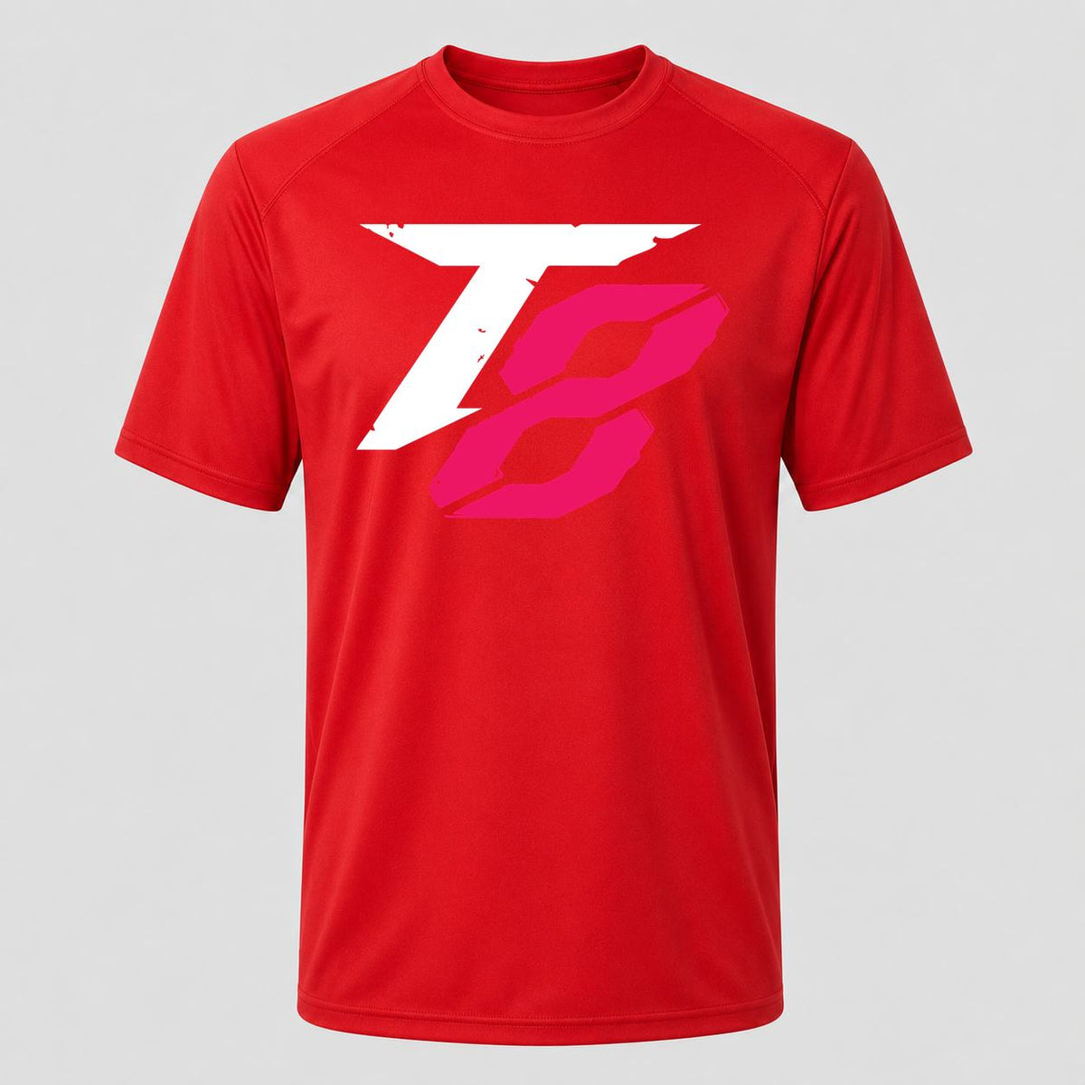 Men's Tekken 8 White Performance T-Shirt - Red