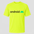 Men's Android Performance T-Shirt - Safety Green