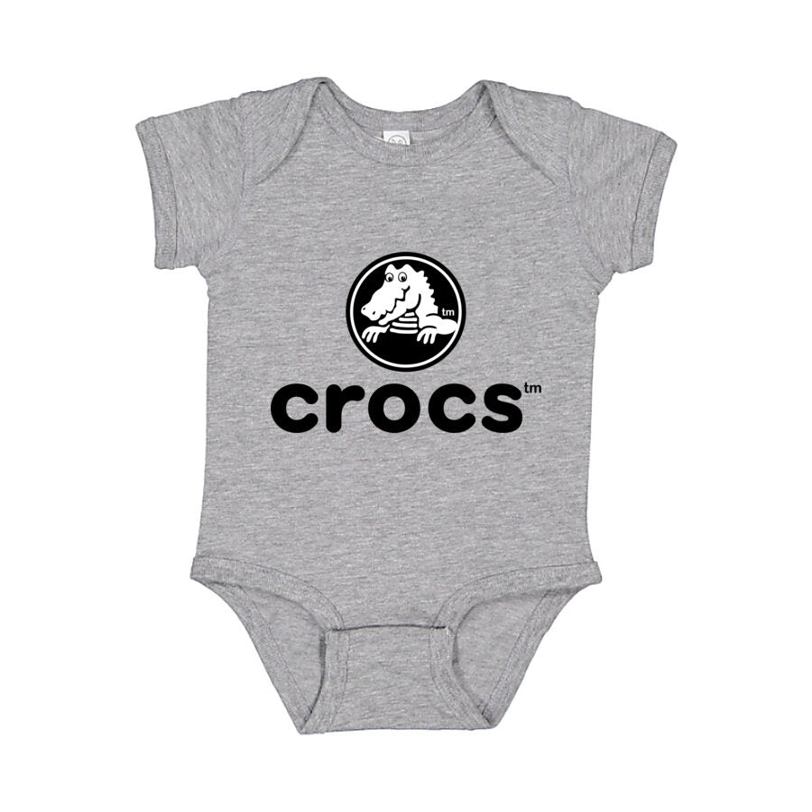 Crocs Baby Romper Onesie - Gray