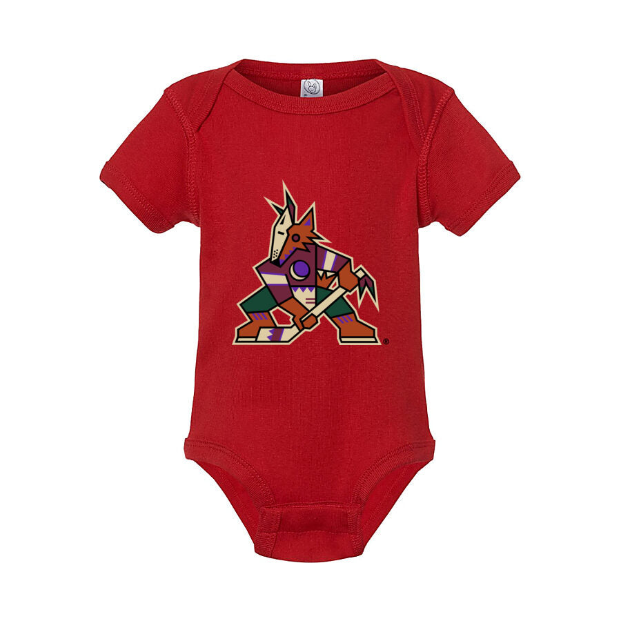 Arizona Coyotes Baby Romper Onesie - Red