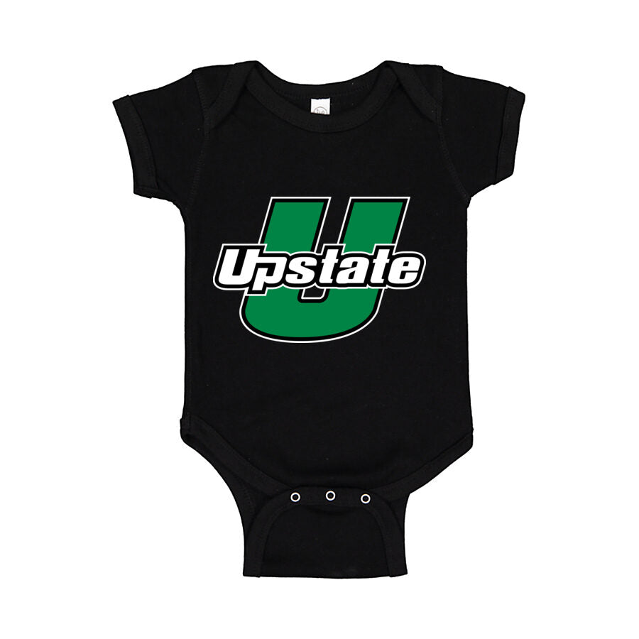 USC Upstate Spartans Baby Romper Onesie - Black