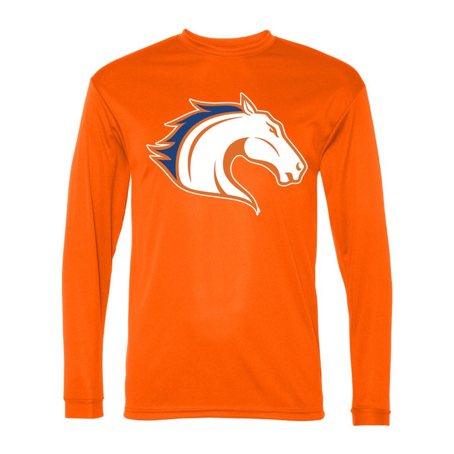 Men's Texas Arlington Mavericks Polyester Long Sleeve T-Shirt - Safety Orange