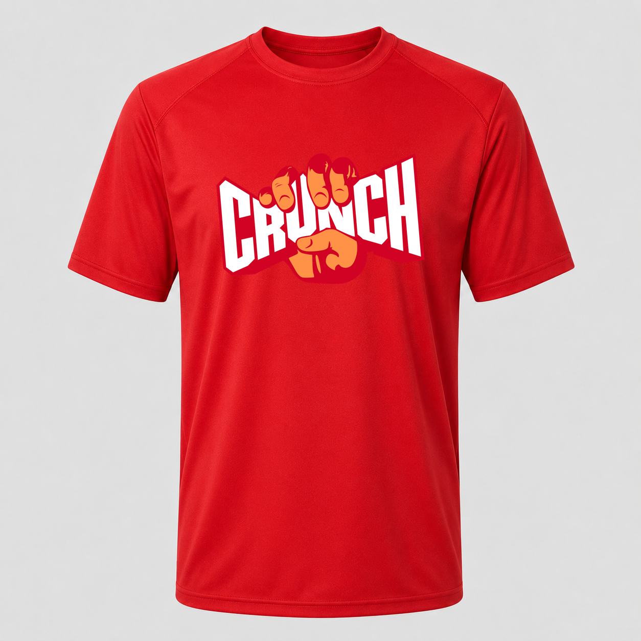 Men's Crunch Fitness Performance T-Shirt - Red