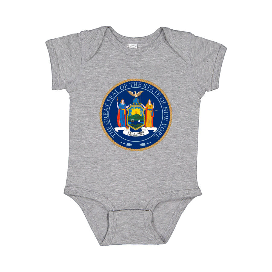 New York Baby Romper Onesie - Gray