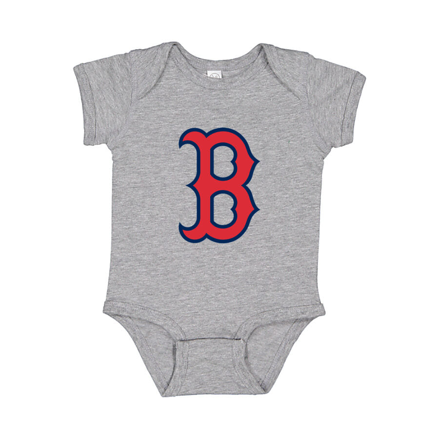 Boston Red Sox Baby Romper Onesie - Gray